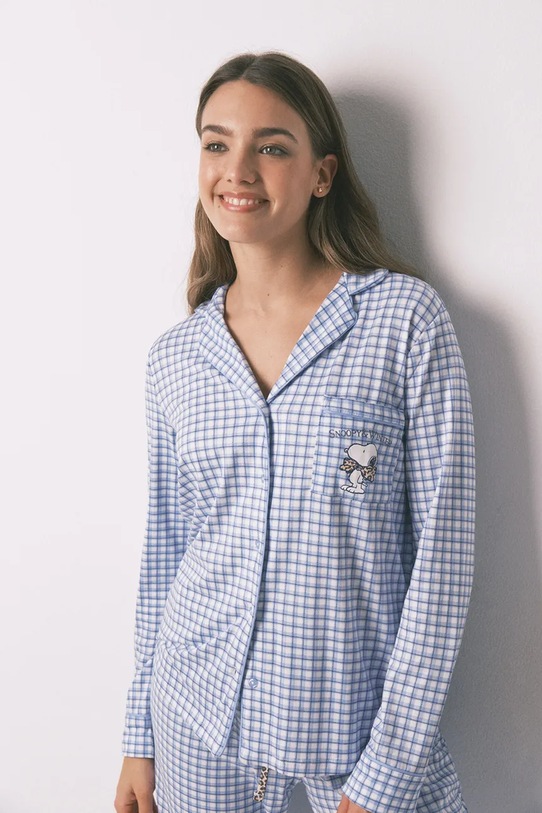 Odzież women'secret komplet piżamowy 3132226 niebieski