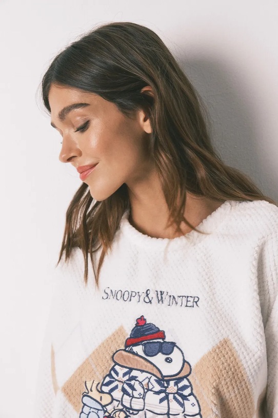 Πιτζάμα women'secret SNOOPY μπεζ 3132229