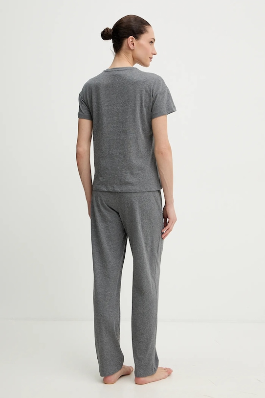 women'secret piżama bawełniana szary 3132246