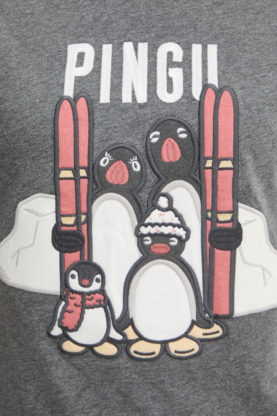 women'secret piżama bawełniana 3132246 szary