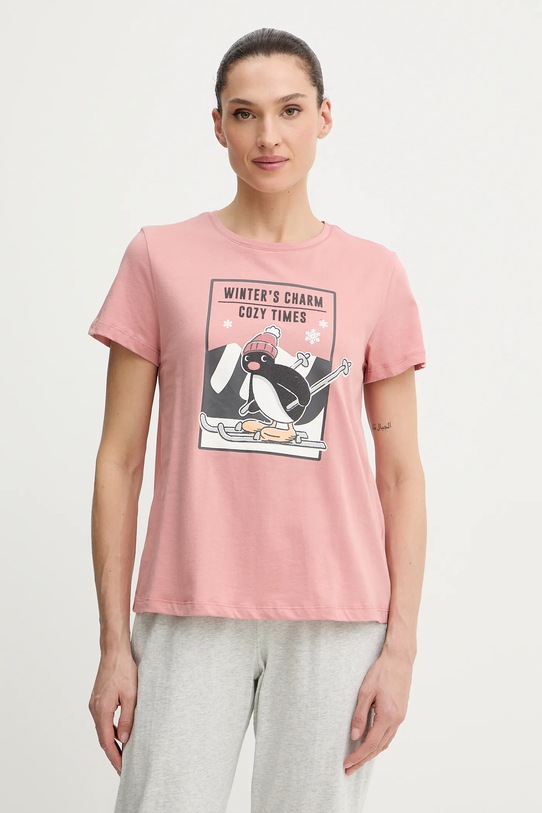 women'secret piżama bawełniana 3132247 różowy SS26