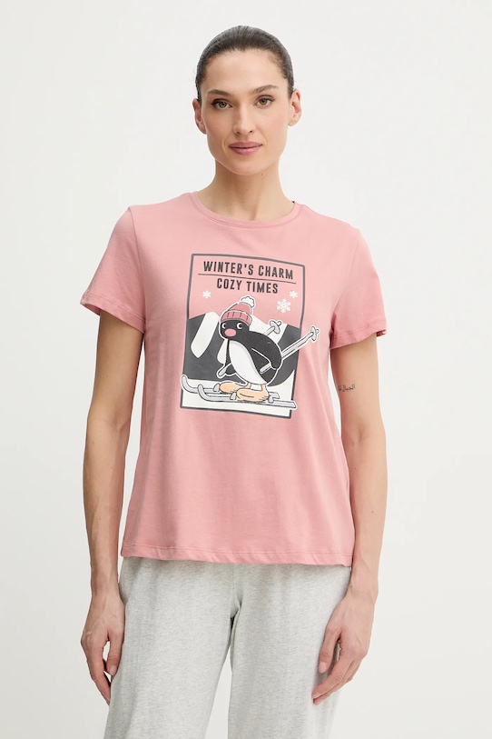 women'secret piżama bawełniana 3132247 różowy SS26