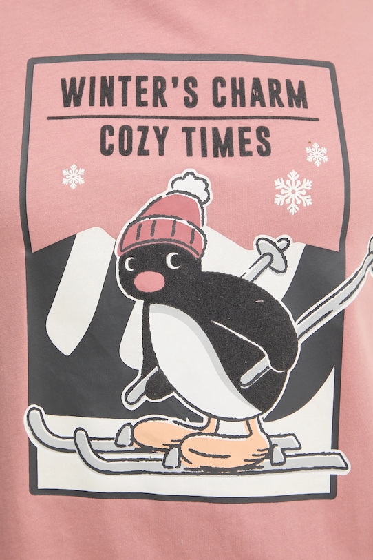 women'secret piżama bawełniana 3132247 różowy