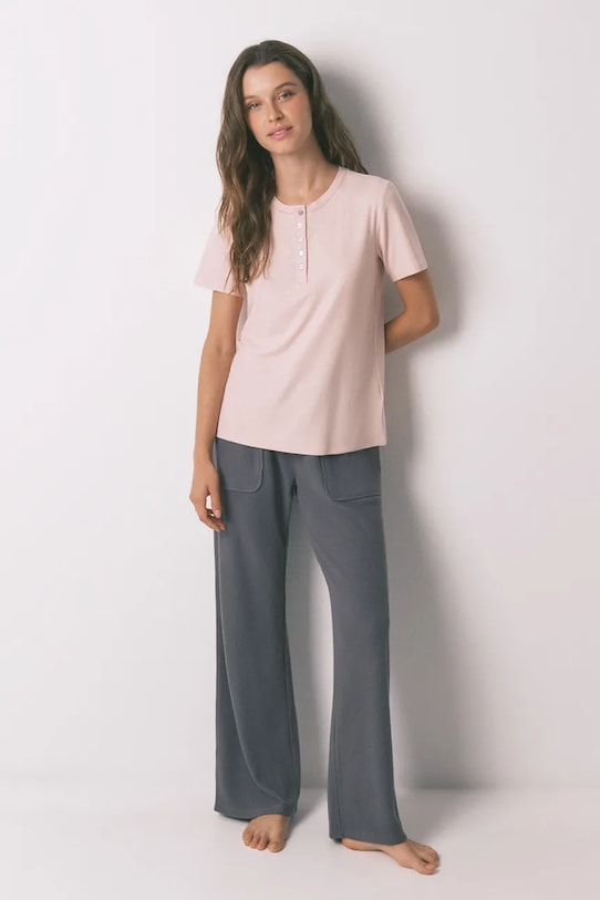 Одяг Піжамна футболка women'secret 3272331 рожевий