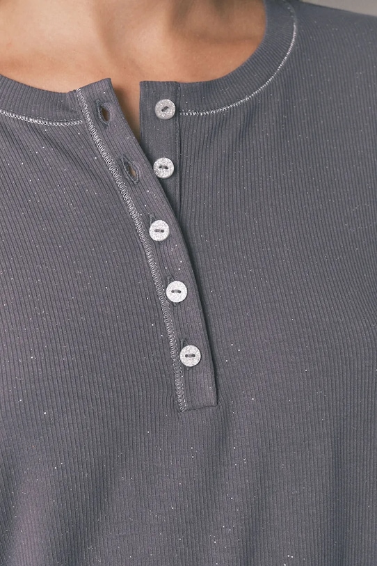 Піжамний лонгслів women'secret 3272338 сірий