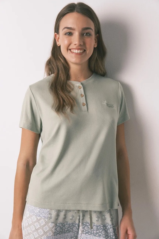 women'secret komplet piżamowy zielony 3592473