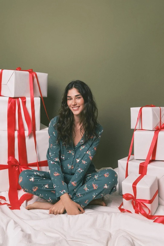 women'secret komplet piżamowy bawełniany 3592475