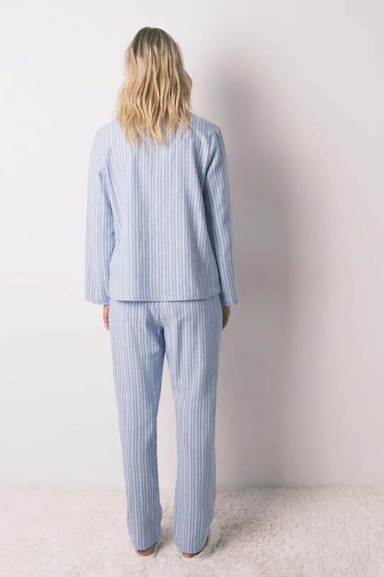 women'secret piżama bawełniana 3592477 niebieski SS26