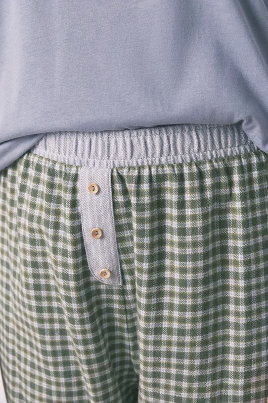 women'secret pamut pizsama szett 3592478 kék