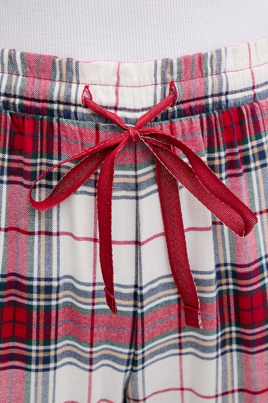 women'secret spodnie piżamowe bawełniane czerwony 3702289