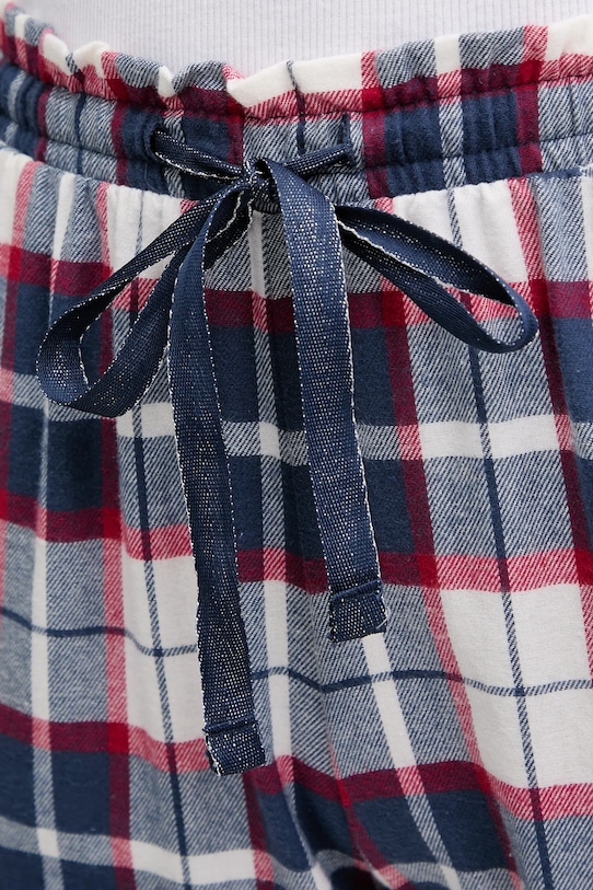 women'secret spodnie piżamowe bawełniane niebieski 3702290