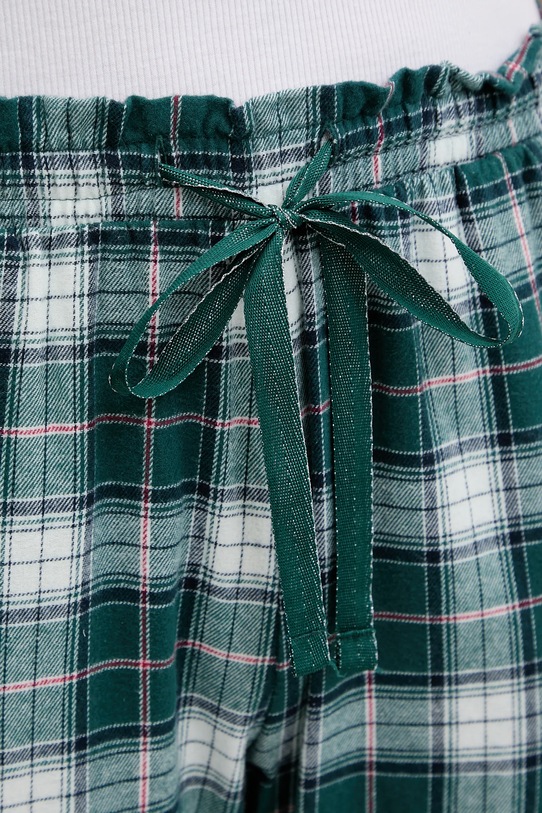 women'secret spodnie piżamowe bawełniane zielony 3702291