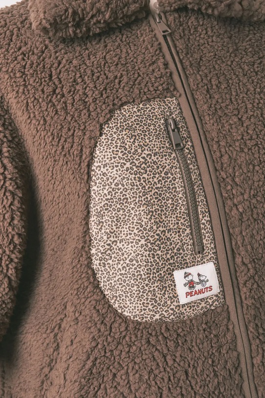 women'secret szlafrok SNOOPY 4412226 brązowy