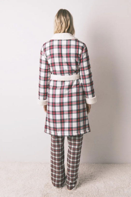 Бавовняний халат women'secret 4682702 бежевий SS26