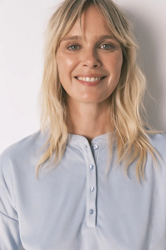 women'secret komplet piżamowy niebieski 4752549