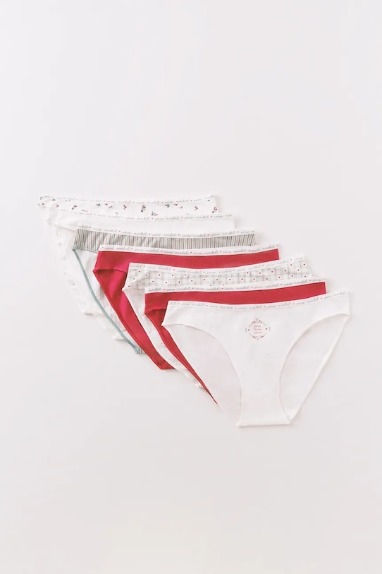 women'secret mutande pacco da 7 4932679 granata SS26