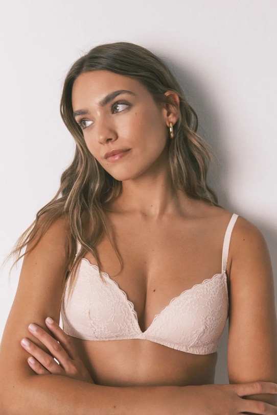 women'secret biustonosz tkanina różowy 5662008