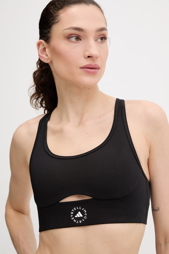 Αθλητικό σουτιέν adidas by Stella McCartney μαύρο JW1997