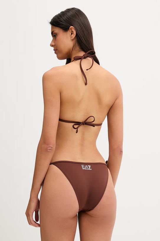 EA7 Emporio Armani strój kąpielowy dwuczęściowy damski AF20663.7W000318 brązowy SS26