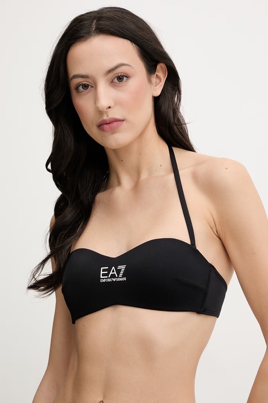 Раздельный купальник EA7 Emporio Armani чёрный AF20663.7W000319