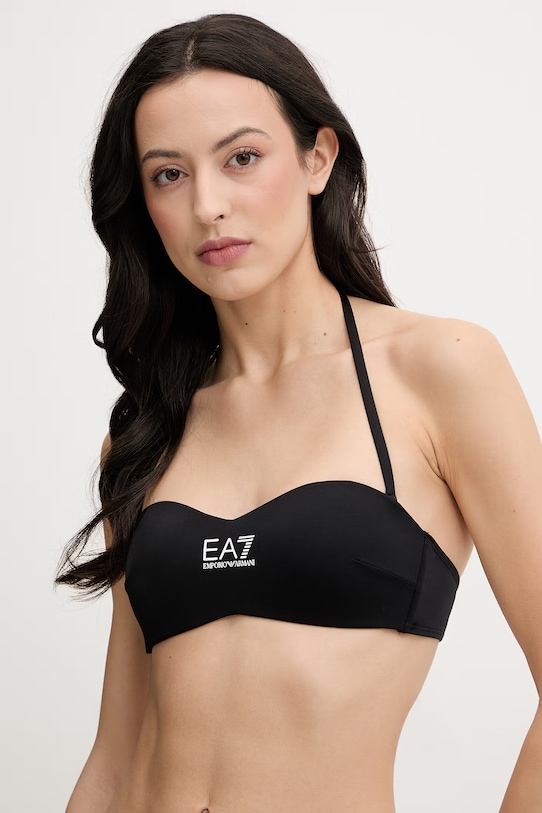 Раздельный купальник EA7 Emporio Armani чёрный AF20663.7W000319