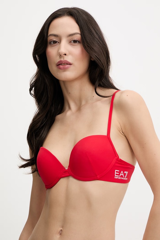 Раздельный купальник EA7 Emporio Armani красный AF20663.7W000320