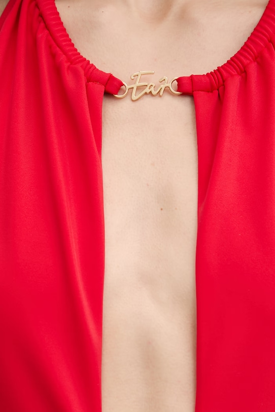 Слитный купальник EA7 Emporio Armani красный AF20663.7W001061