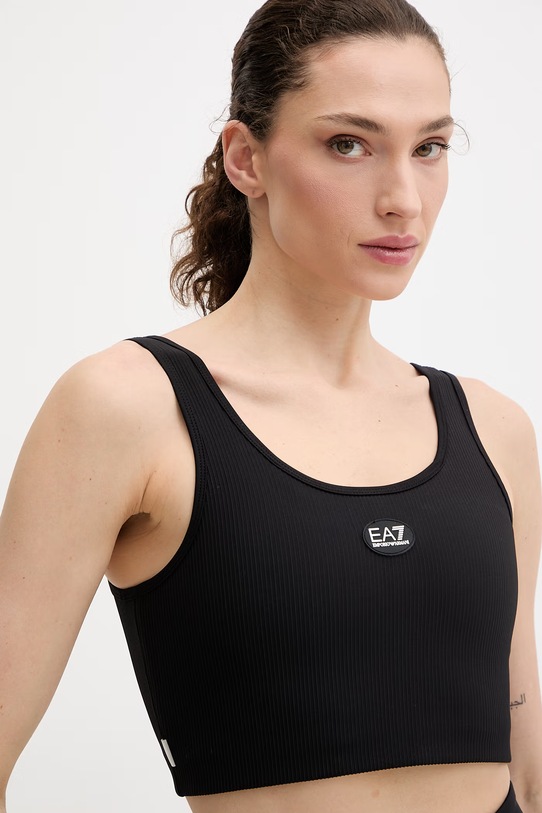 Športová podprsenka EA7 Emporio Armani čierna AF15721.7W000987