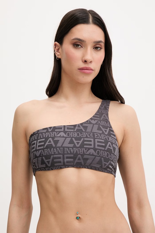 EA7 Emporio Armani strój kąpielowy dwuczęściowy damski AF20662.7W001066 szary SS26