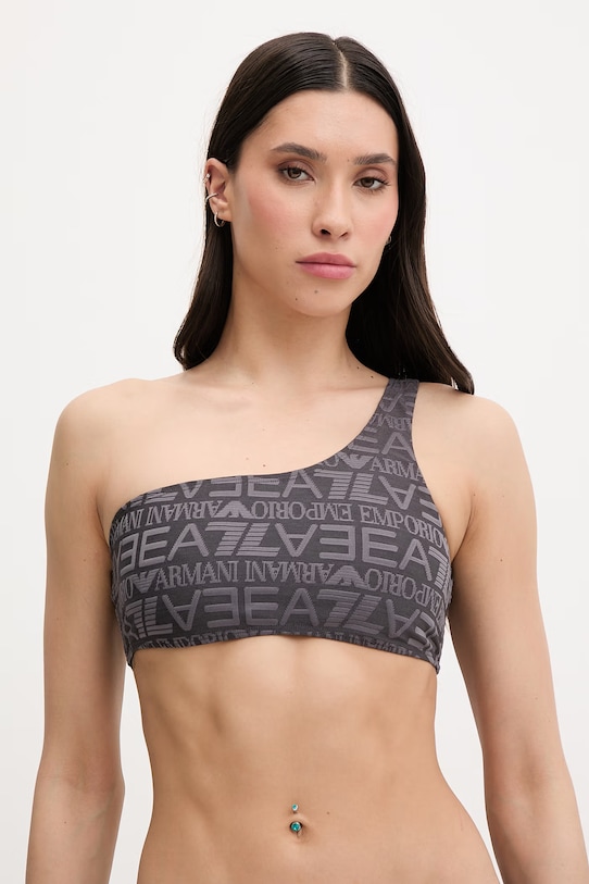 EA7 Emporio Armani costume da bagno a due parti da donna AF20662.7W001066 grigio SS26