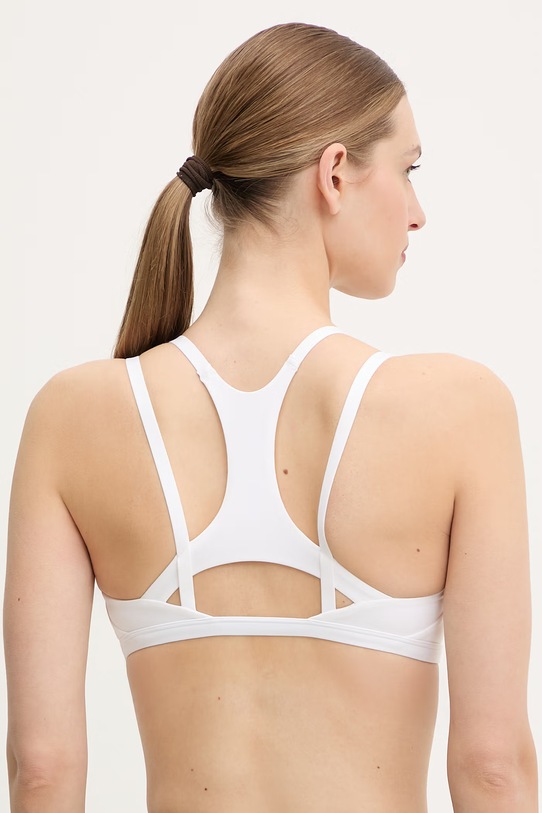 Odzież adidas Performance biustonosz sportowy Optime Workout JZ5097 biały