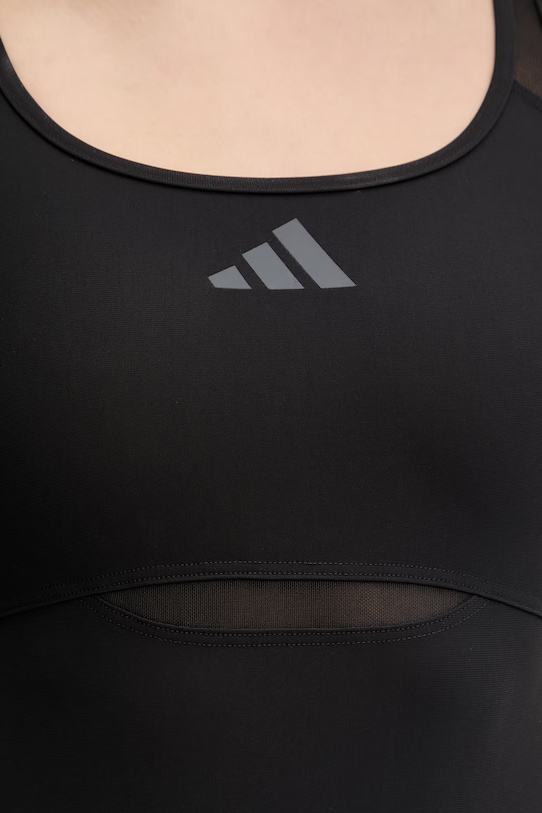 Слитный купальник adidas Performance Lanelux чёрный JZ5813