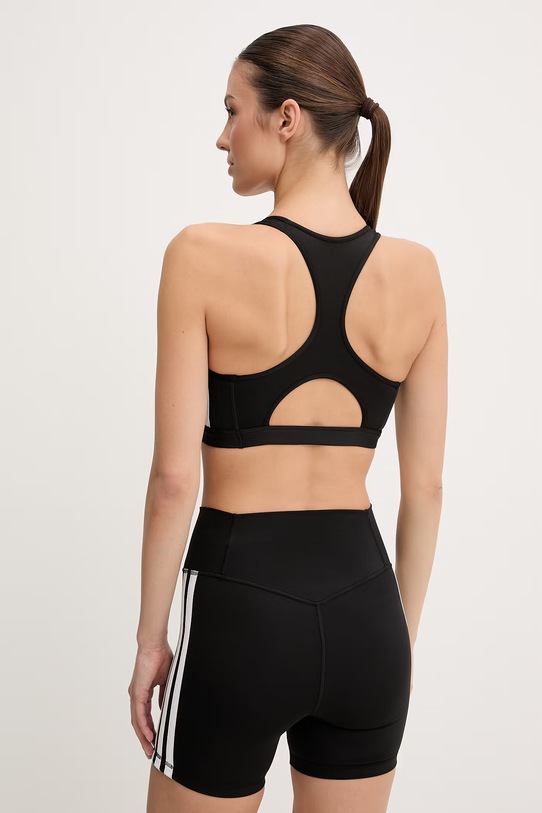 Odzież adidas Performance biustonosz sportowy Optime KB4383 czarny