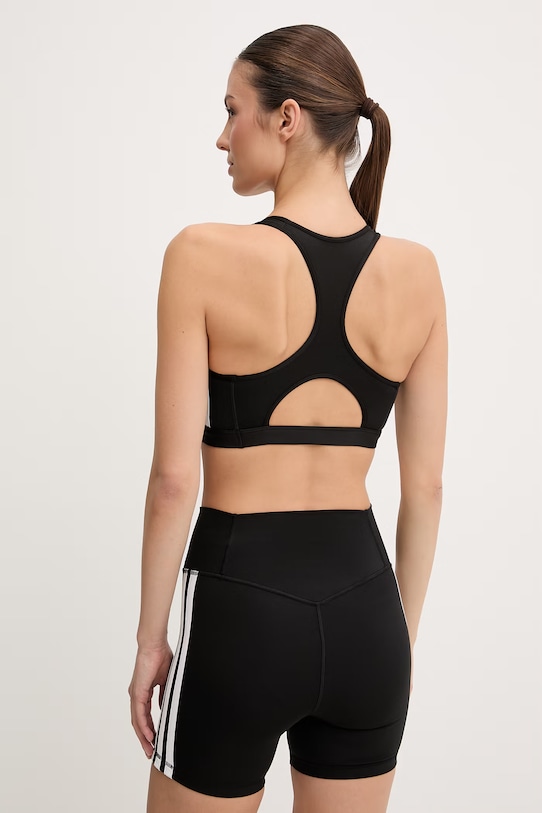 Odzież adidas Performance biustonosz sportowy Optime KB4383 czarny
