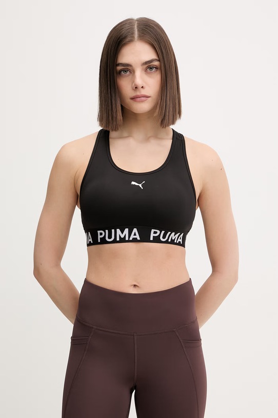 Puma biustonosz sportowy 4KEEPS bez fiszbinów czarny 526962