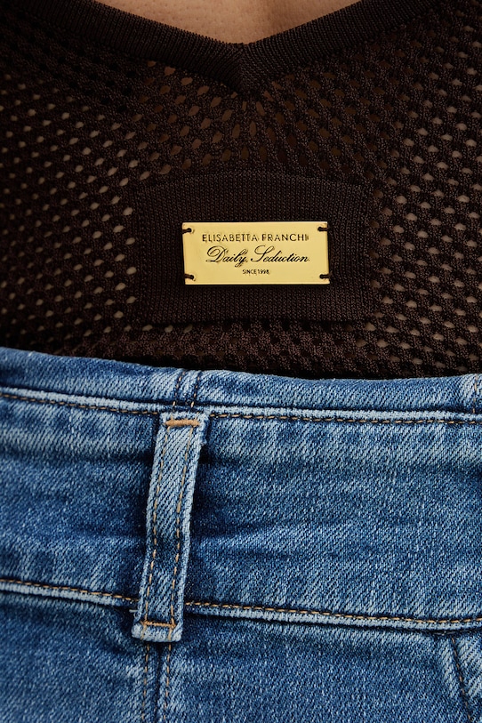 Elisabetta Franchi body damskie z wiskozy BK80W61E2