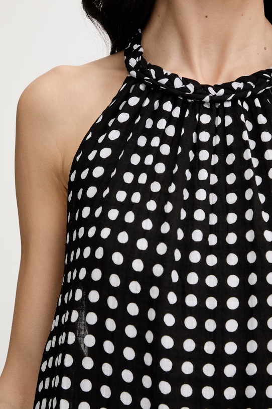 Chantelle rochie de plajă din bumbac C1ANW0 negru