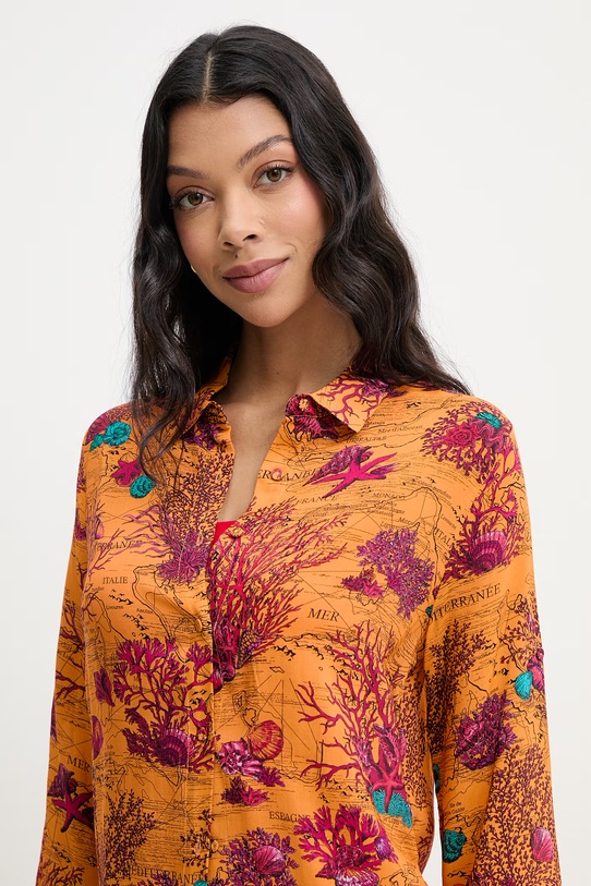 Chantelle koszula plażowa damska pomarańczowy C14YJ0
