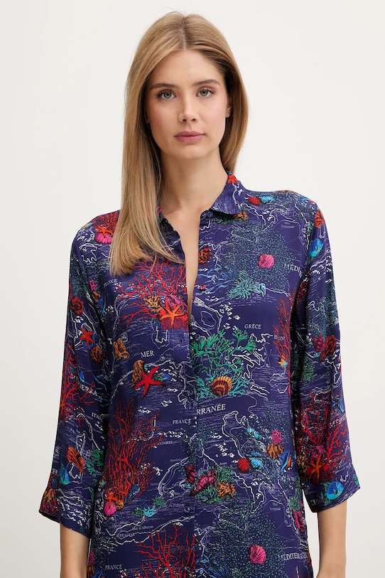 Odzież Chantelle koszula plażowa C14YJ0 granatowy