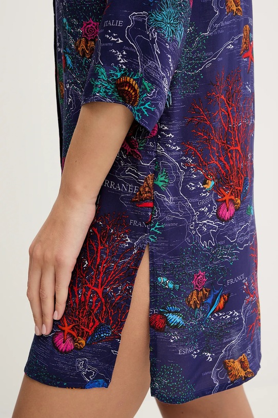 Chantelle koszula plażowa granatowy C14YJ0