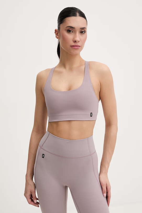 On biustonosz sportowy Studio fioletowy 1WF12384390