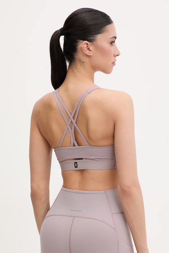 Odzież On biustonosz sportowy Studio 1WF12384390 fioletowy