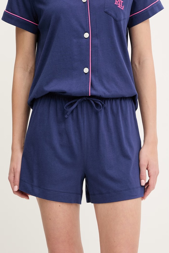 Pyžamo Lauren Ralph Lauren tmavomodrá ILN12504
