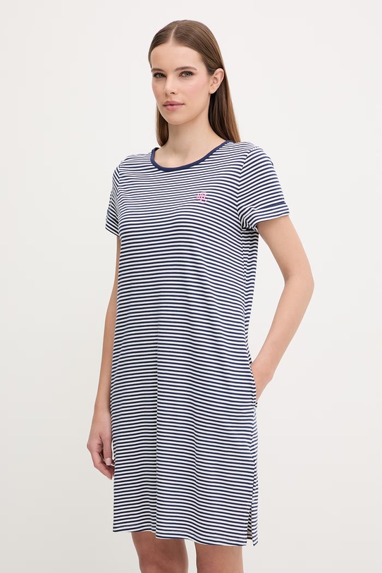 Νυχτικό Lauren Ralph Lauren πλεκτό ύφασμα σκούρο μπλε ILN22503