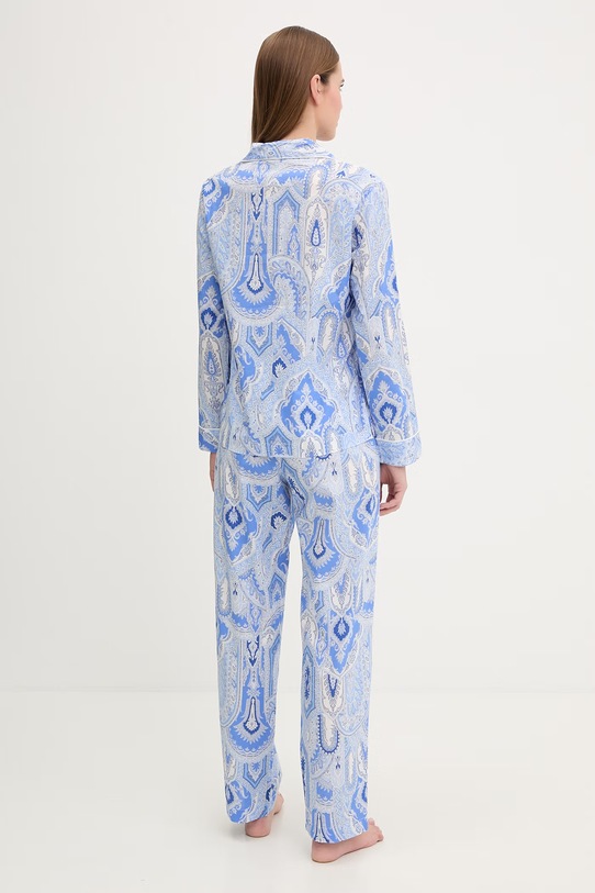 Pyžamo Lauren Ralph Lauren modrá ILN72489