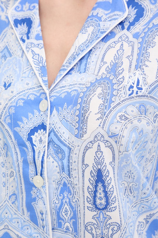 Pyžamo Lauren Ralph Lauren ILN72489 modrá