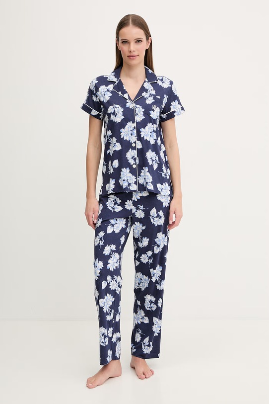 Lauren Ralph Lauren piżama dzianina granatowy ILN72491