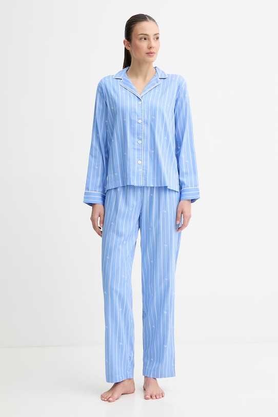 Lauren Ralph Lauren piżama dwuczęściowa damska ILN92490 niebieski SS26