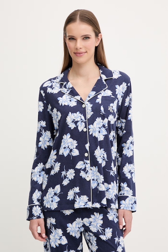 Oblečenie Pyžamo Lauren Ralph Lauren ILN92491 tmavomodrá