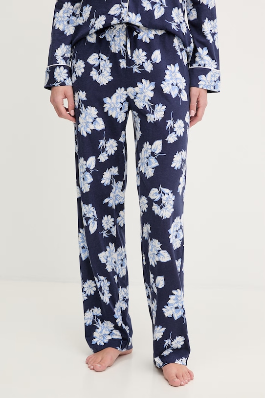 Pyžamo Lauren Ralph Lauren tmavomodrá ILN92491